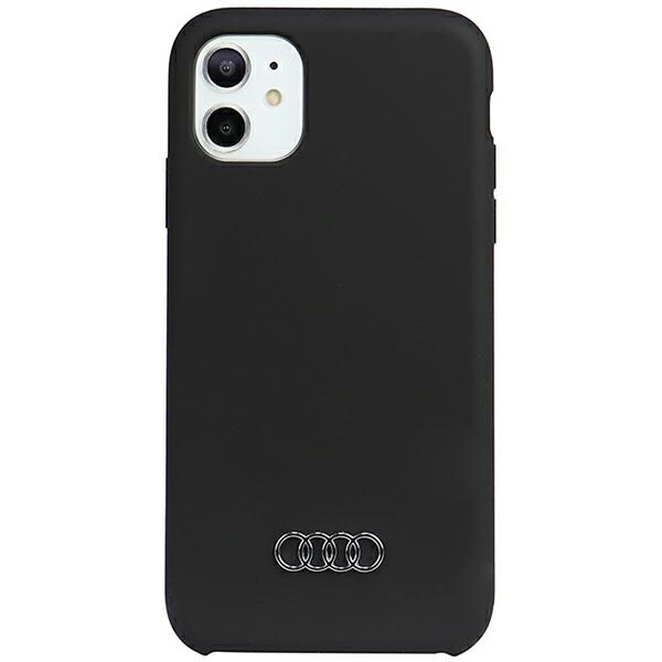 Audi silikonetui iPhone 12/12 Pro 6,1" svart/svart hardcase AU-LSRIP12P-Q3/D1-BK