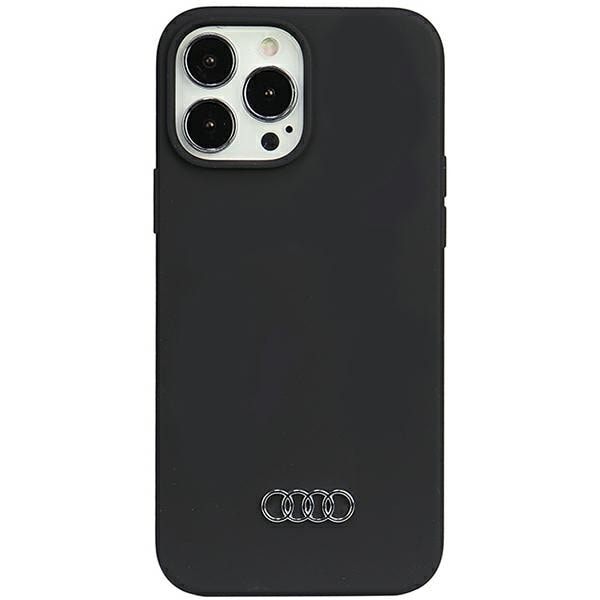 Audi silikonetui iPhone 13 Pro Max 6,7" svart/svart hardcase AU-LSRIP13PM-Q3/D1-BK