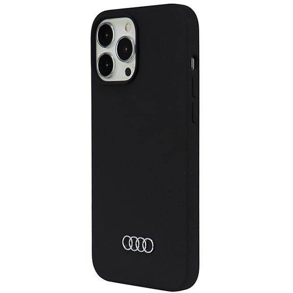 Audi silikonetui iPhone 13 Pro Max 6,7" svart/svart hardcase AU-LSRIP13PM-Q3/D1-BK