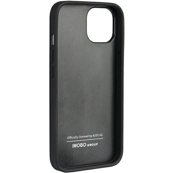 Audi Genuine Leather iPhone 12/12 Pro 6,1" svart/svart hardcase AU-TPUPCIP12P-Q8/D1-BK