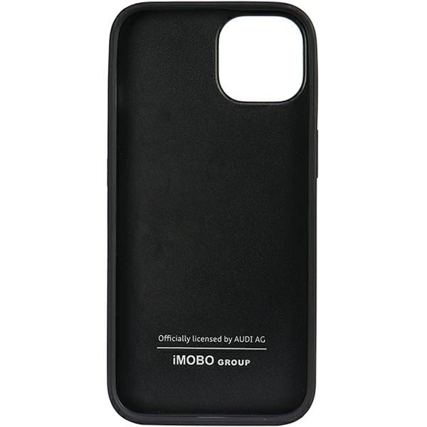 Audi Genuine Leather iPhone 12/12 Pro 6,1" svart/svart hardcase AU-TPUPCIP12P-Q8/D1-BK