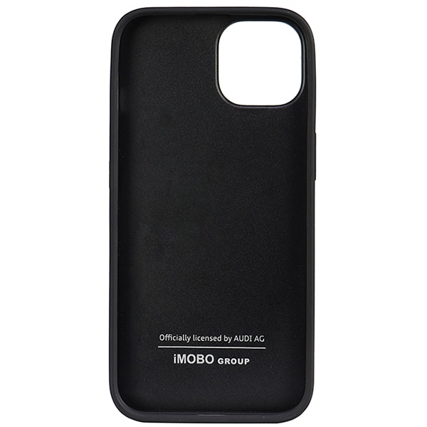 Audi Genuine Leather iPhone 14 6,1" svart/svart hardcase AU-TPUPPCIP14-Q8/D1-BK
