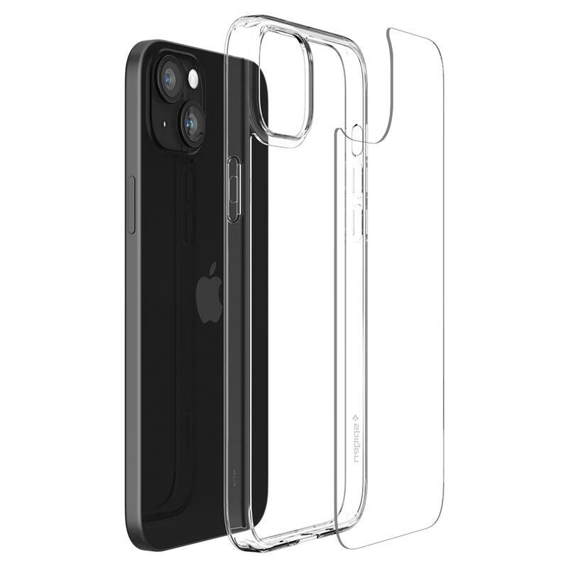 Spigen Airskin Hybrid-etui for iPhone 15 Plus - Klar
