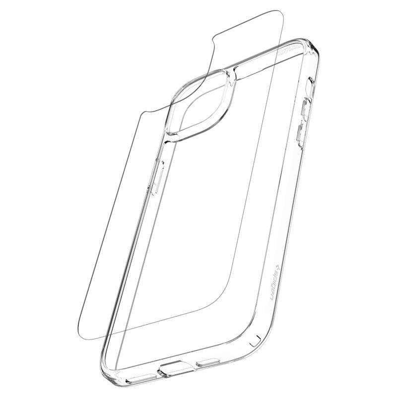 Spigen Airskin Hybrid-etui for iPhone 15 Plus - Klar