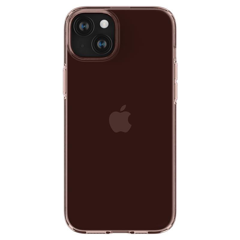 Spigen Crystal Flex iPhone 15 Plus-etui - rosa/gjennomsiktig