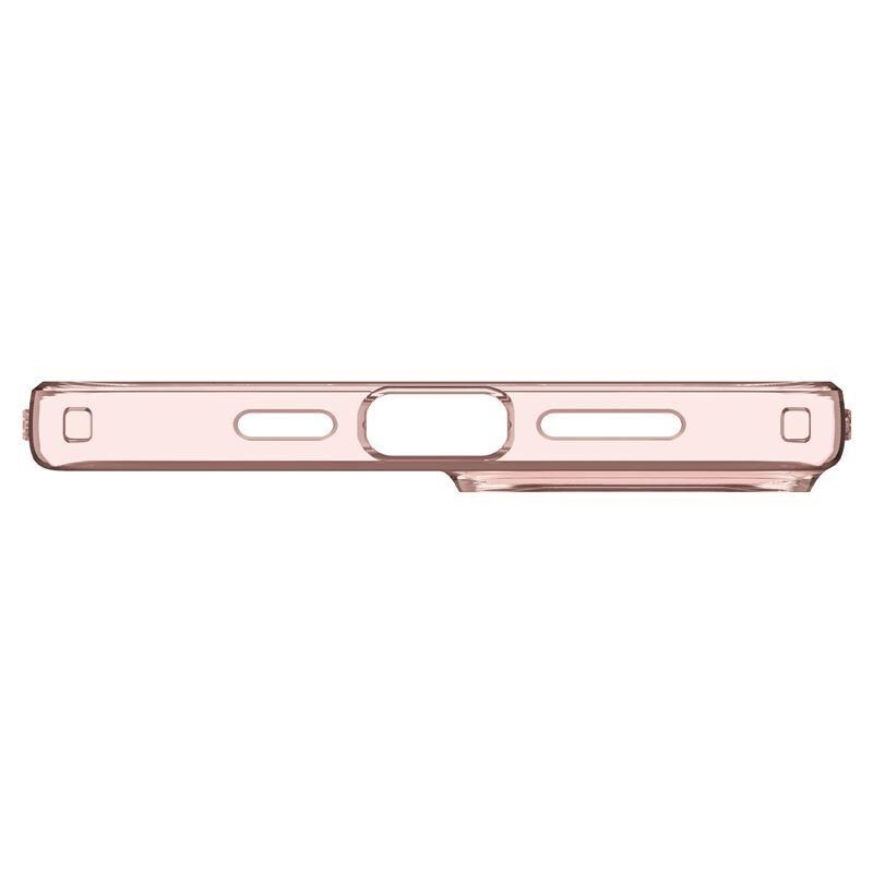 Spigen Crystal Flex iPhone 15 Plus-etui - rosa/gjennomsiktig