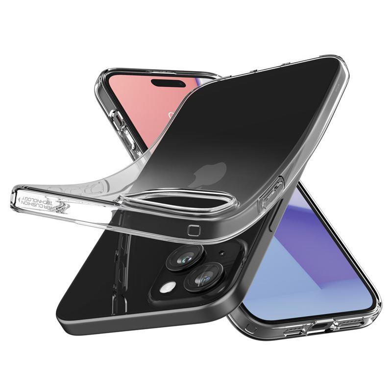 Spigen Crystal Flex-etui for iPhone 15 Plus - Klar