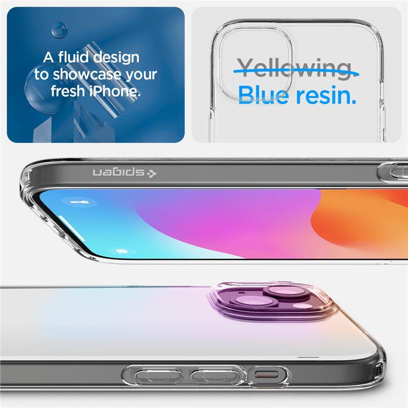 Spigen Crystal Flex-etui for iPhone 15 Plus - Klar