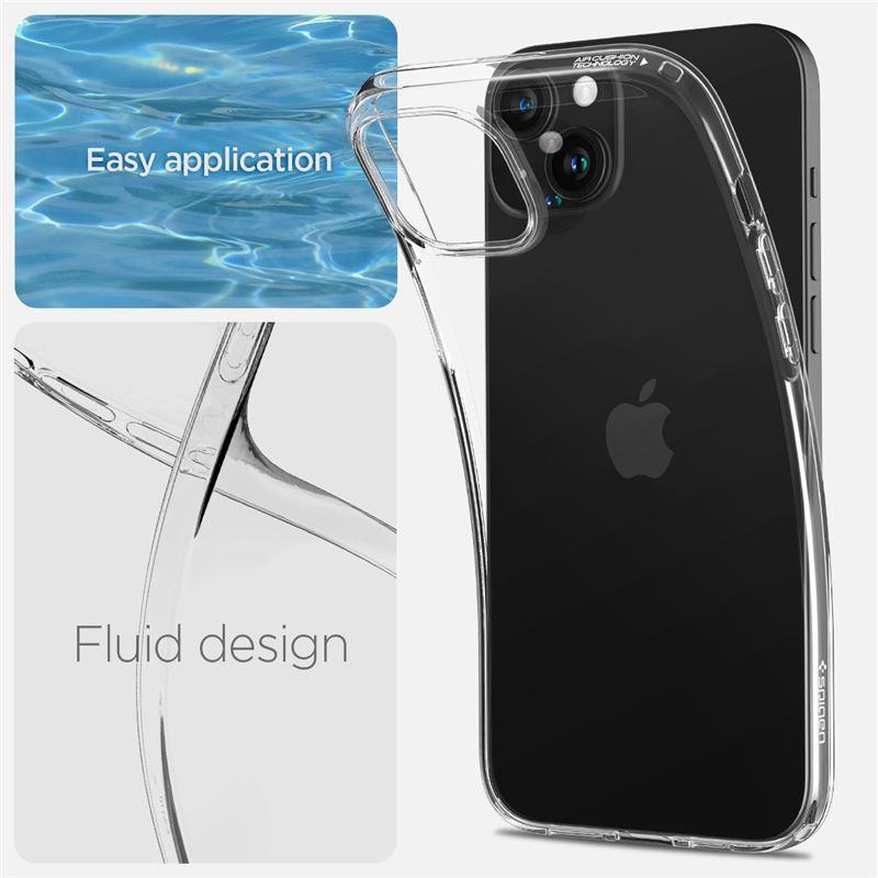 Spigen Crystal Flex-etui for iPhone 15 Plus - Klar