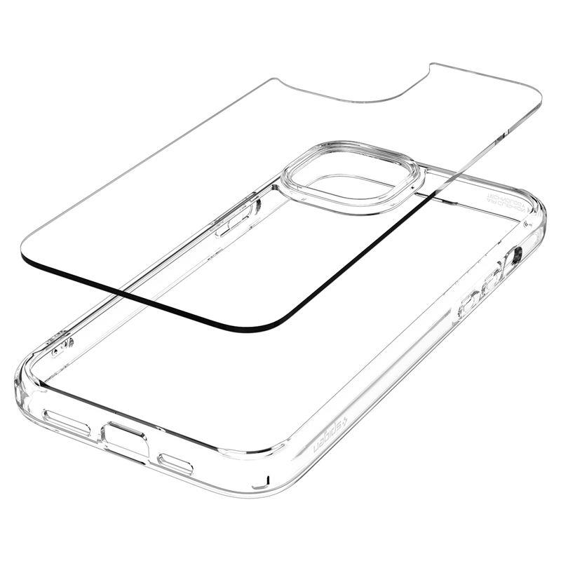 Spigen Crystal Hybrid iPhone 15 Plus-etui - klart