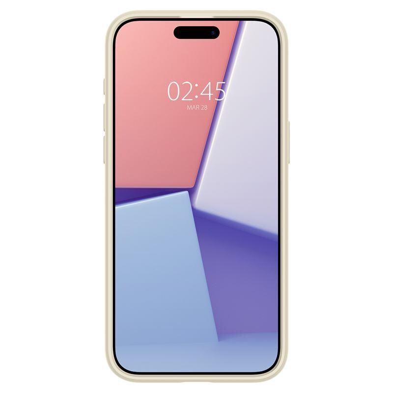 Spigen Crystal Hybrid-etui for iPhone 15 Pro Max - klar beige