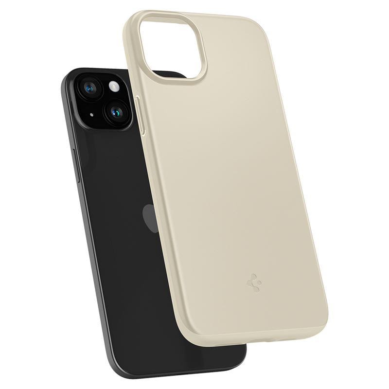 Spigen Thin Fit iPhone 15 Plus-etui - Beige