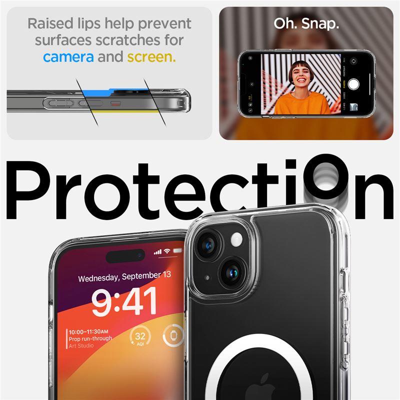 Spigen Ultra Hybrid S MagSafe, krystallklar - iPhone 15 Plus