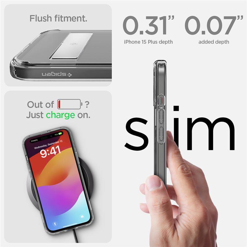 Spigen Ultra Hybrid S MagSafe, krystallklar - iPhone 15 Plus