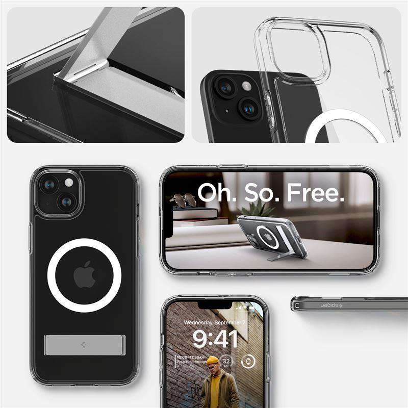 Spigen Ultra Hybrid S MagSafe, krystallklar - iPhone 15 Plus
