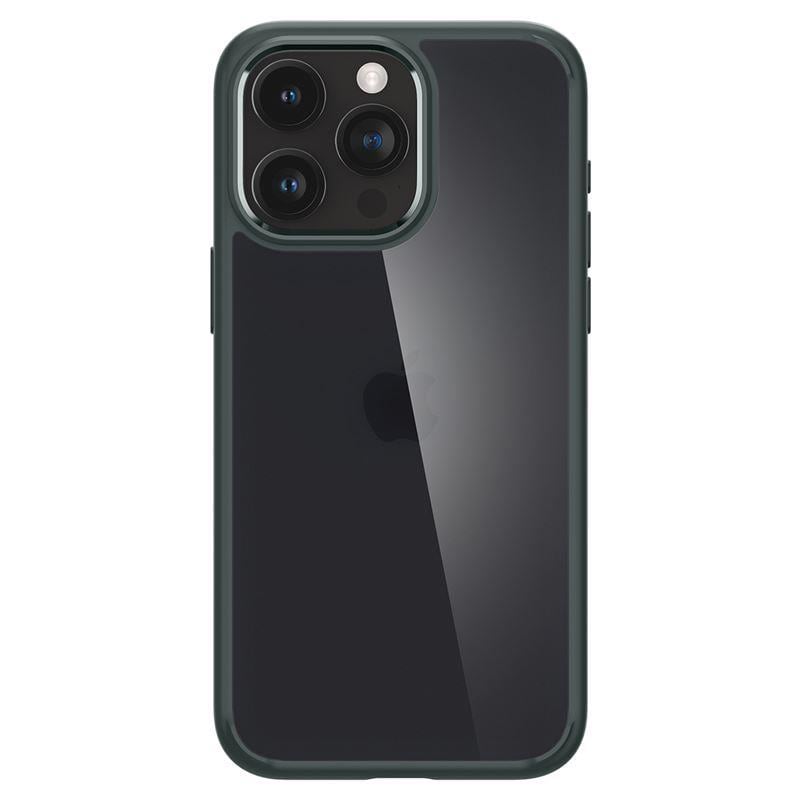 Spigen Ultra Hybrid iPhone 15 Pro Max-etui - mørkegrønn