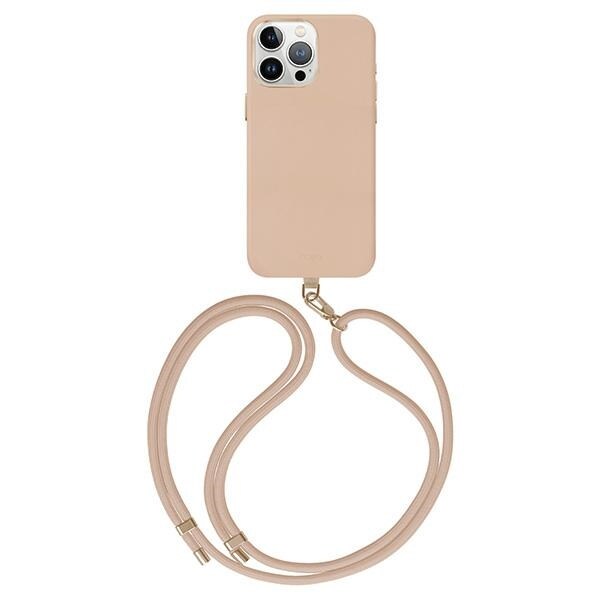 Uniq Coehl Muse Magnetisk ladeveske for iPhone 15 Pro - beige