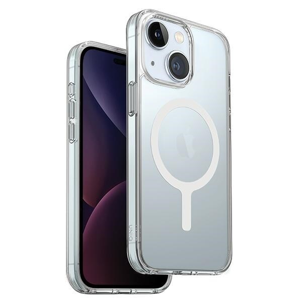 Uniq LifePro Xtreme Magclick-ladeveske for iPhone 15 Plus - gjennomsiktig