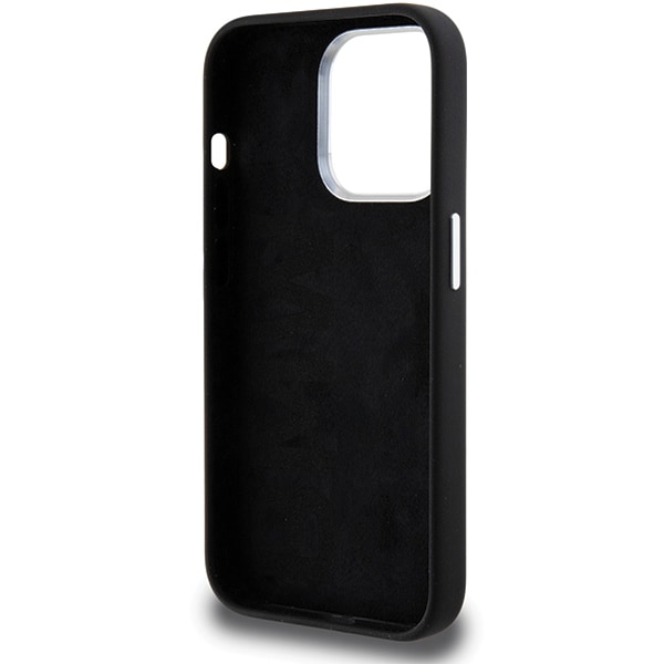 BMW Signature Liquid Silicone MagSafe-etui i silikon for iPhone 15 Pro - svart