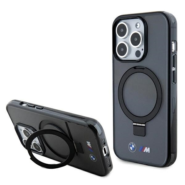 BMW Ring Stand M Collection MagSafe-etui for iPhone 15 Pro - Svart