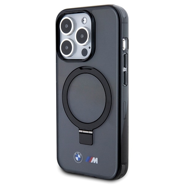 BMW Ring Stand M Collection MagSafe-etui for iPhone 15 Pro - Svart