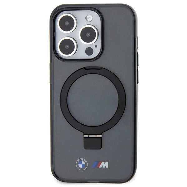 BMW Ring Stand M Collection MagSafe-etui for iPhone 15 Pro - Svart