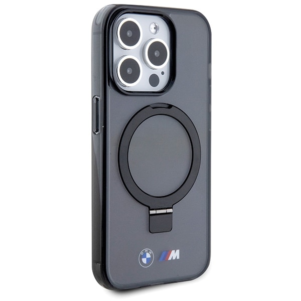 BMW Ring Stand M Collection MagSafe-etui for iPhone 15 Pro - Svart