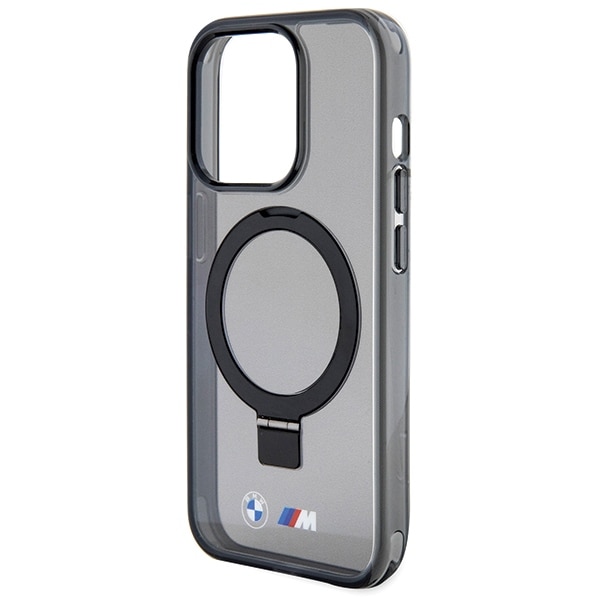 BMW Ring Stand M Collection MagSafe-etui for iPhone 15 Pro - Svart