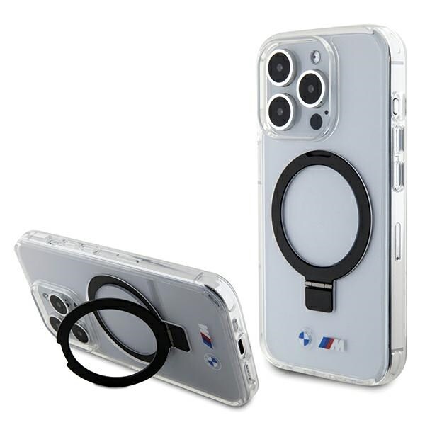 BMW Ring Stand M Collection MagSafe-etui for iPhone 15 Pro - Klar