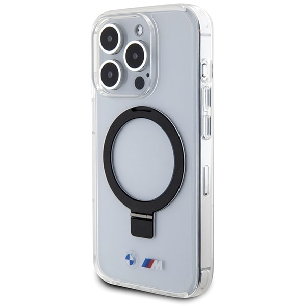 BMW Ring Stand M Collection MagSafe-etui for iPhone 15 Pro - Klar