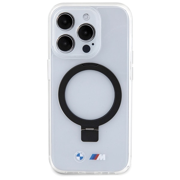 BMW Ring Stand M Collection MagSafe-etui for iPhone 15 Pro - Klar