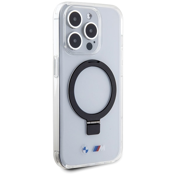 BMW Ring Stand M Collection MagSafe-etui for iPhone 15 Pro - Klar