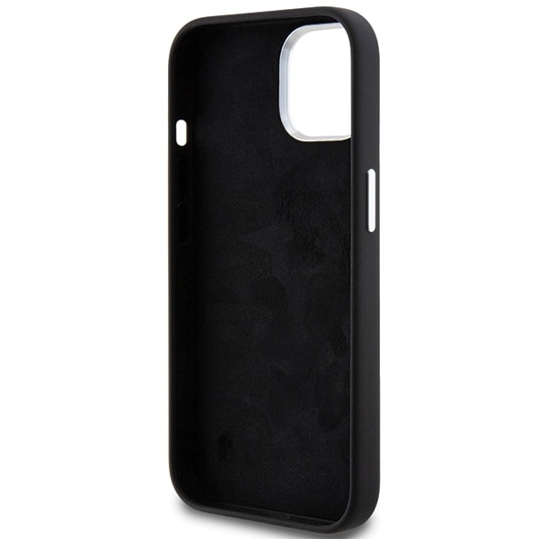 BMW Signature Liquid MagSafe-etui i silikon for iPhone 15 Plus - svart