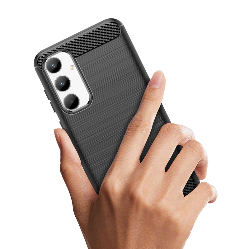Karbonveske for Samsung Galaxy A35 - svart