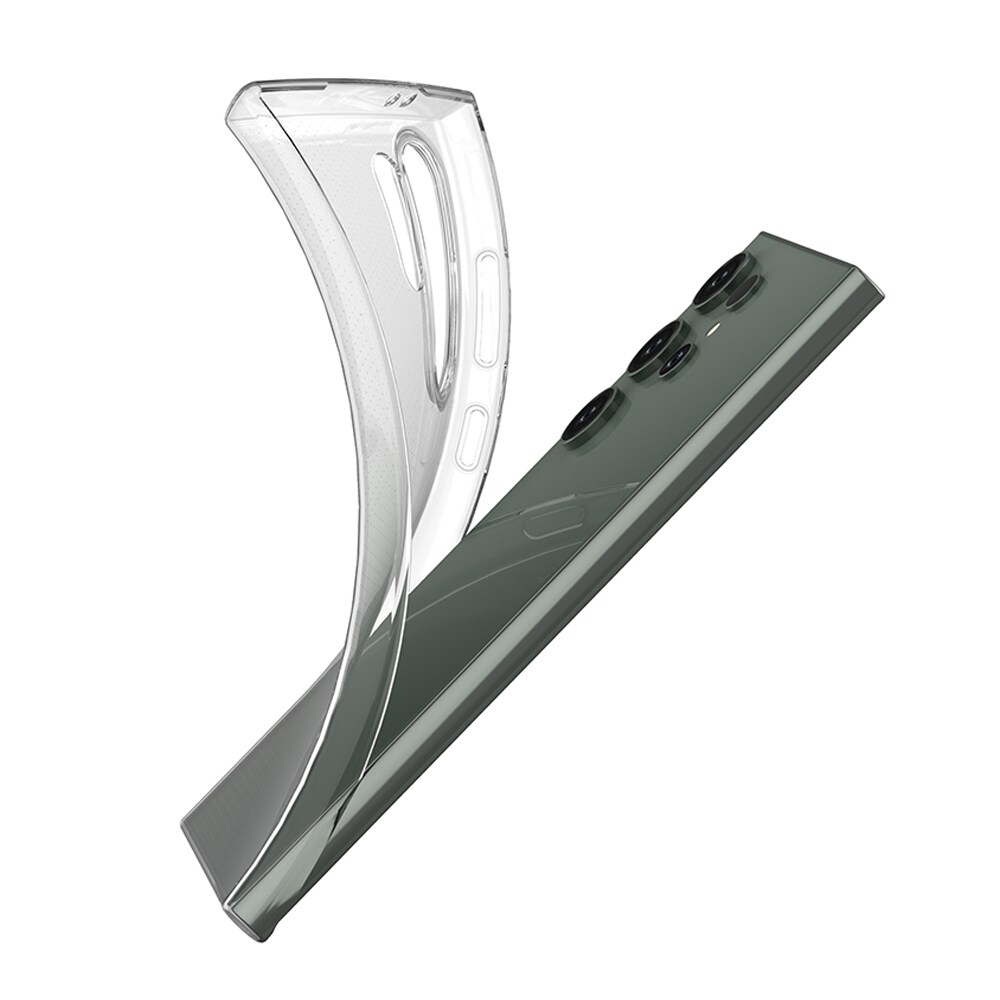 Ultra Clear-etui for Samsung Galaxy S24 Ultra - gjennomsiktig
