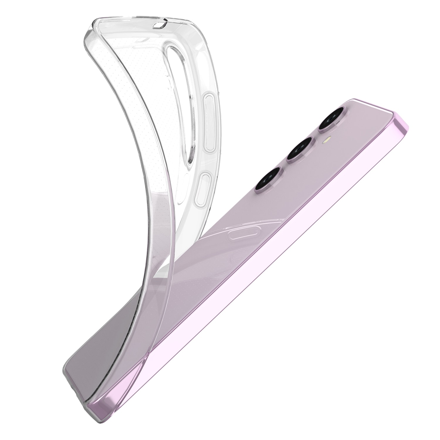 Ultra Clear-etui for Samsung Galaxy S24 - gjennomsiktig