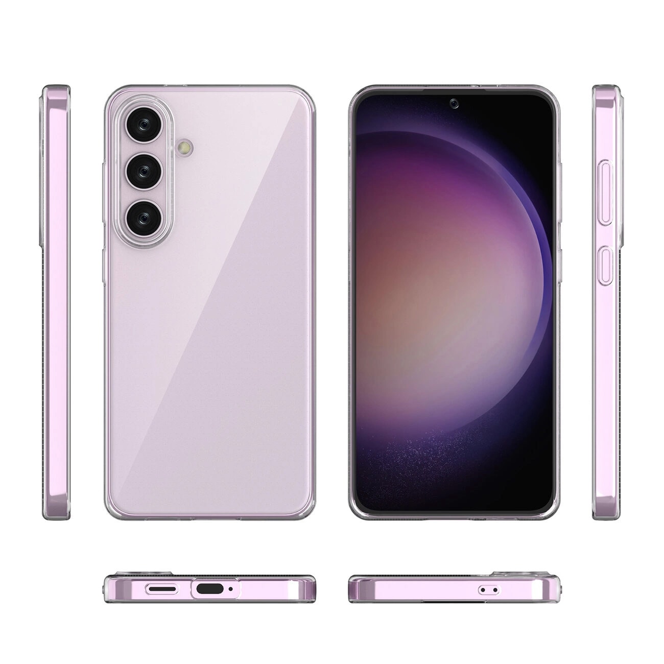 Ultra Clear-etui for Samsung Galaxy A35 - gjennomsiktig