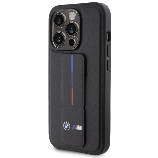 BMW Grip Hot Stamp-etui for iPhone 15 Pro - svart