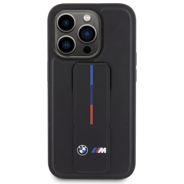BMW Grip Hot Stamp-etui for iPhone 15 Pro - svart