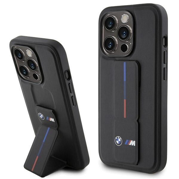 BMW Grip Hot Stamp-etui for iPhone 15 Pro Max - svart