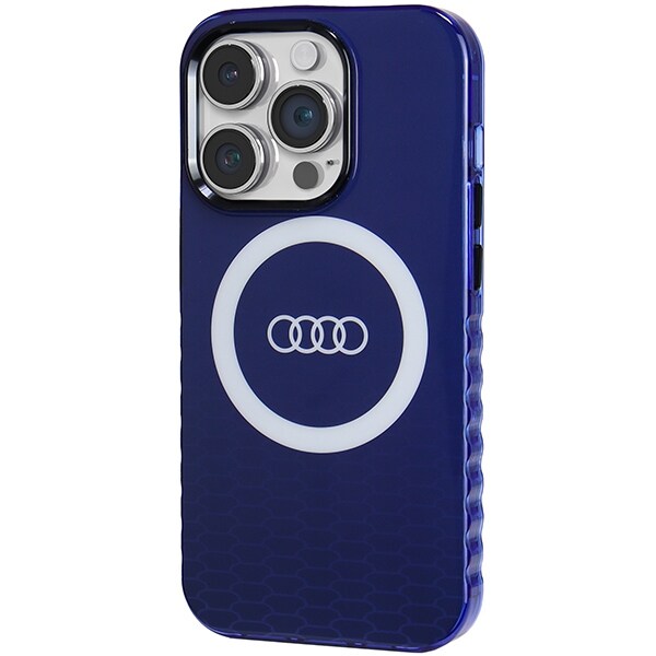 Audi IML Big Logo MagSafe-etui for iPhone 14 Pro - blå