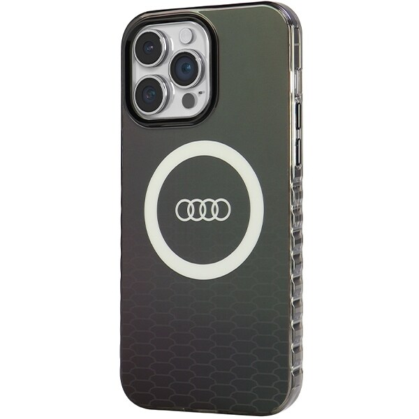 Audi IML Big Logo MagSafe-etui for iPhone 14 Pro Max - svart