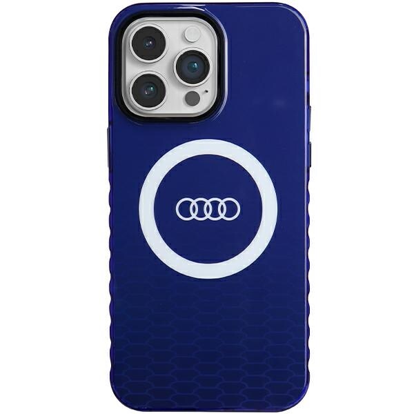 Audi IML Big Logo MagSafe-etui for iPhone 14 Pro Max - blå