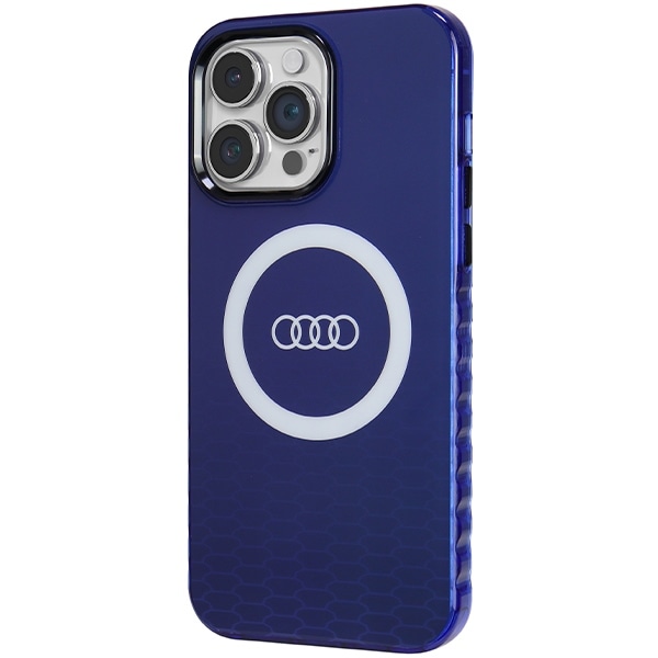 Audi IML Big Logo MagSafe-etui for iPhone 14 Pro Max - blå