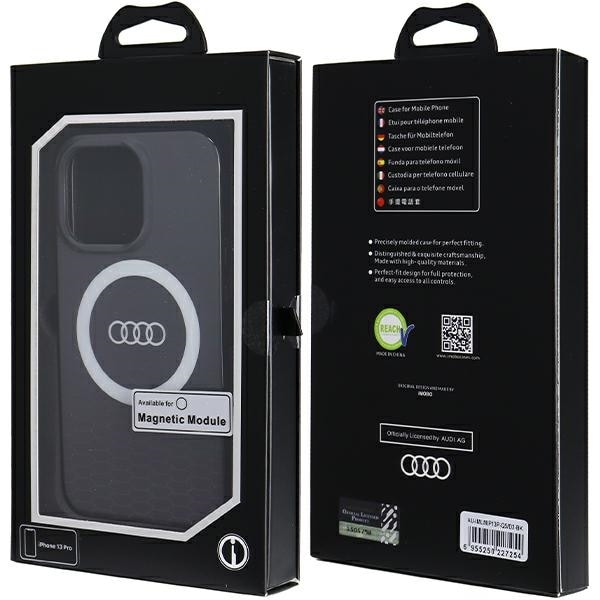 Audi IML Big Logo MagSafe-etui for iPhone 13 Pro / 13 - svart