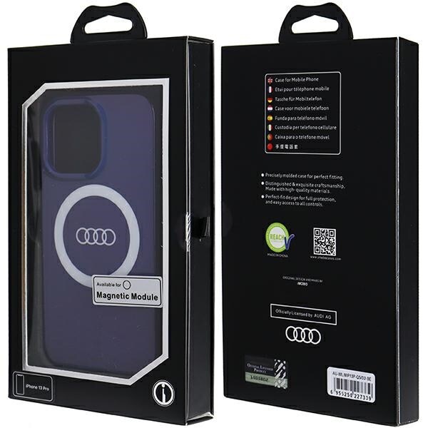 Audi IML Big Logo MagSafe-etui for iPhone 13 Pro / 13 - blå