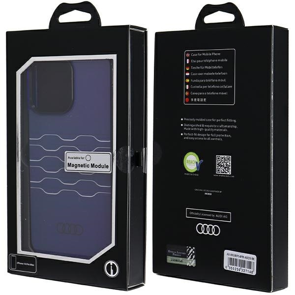 Audi IML MagSafe-etui for iPhone 14 Pro Max - blå