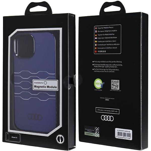 Audi IML MagSafe-etui for iPhone 15 / 14 / 13 - blå
