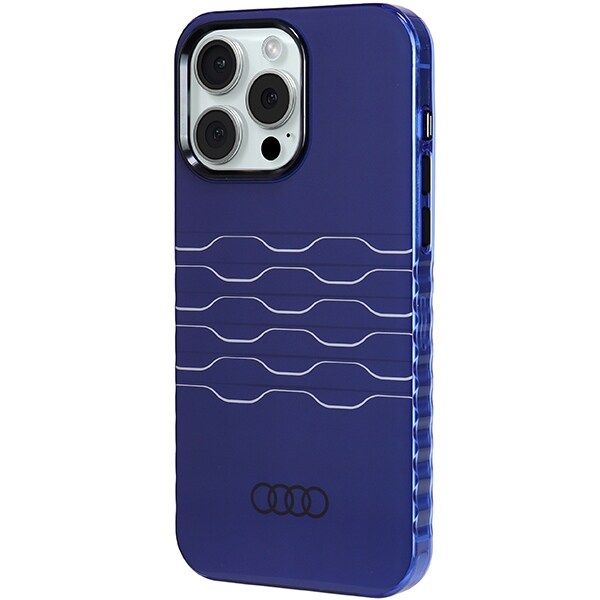 Audi IML MagSafe-etui for iPhone 15 Pro Max - blå