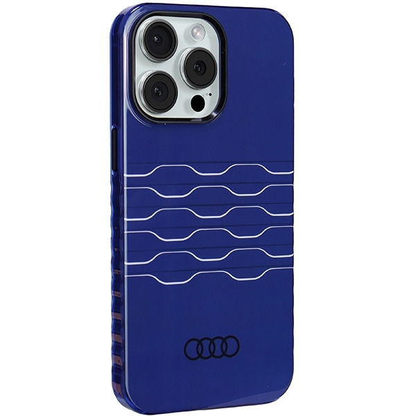 Audi IML MagSafe-etui for iPhone 15 Pro Max - blå